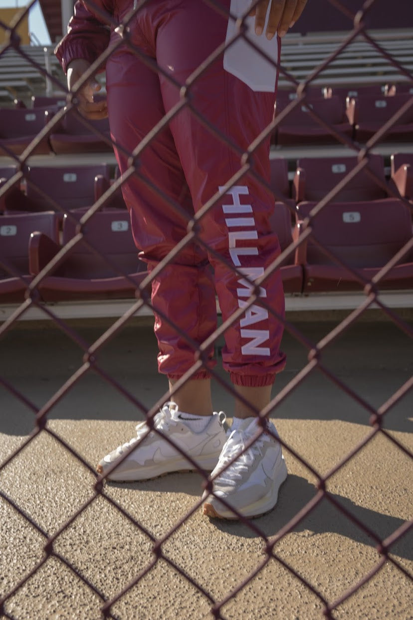 Hillman Windbreaker suit : Maroon and White