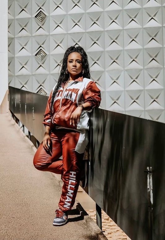 Hillman Windbreaker suit : Maroon and White