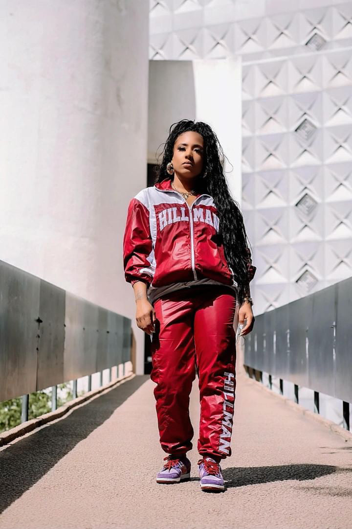 Hillman Windbreaker suit : Maroon and White