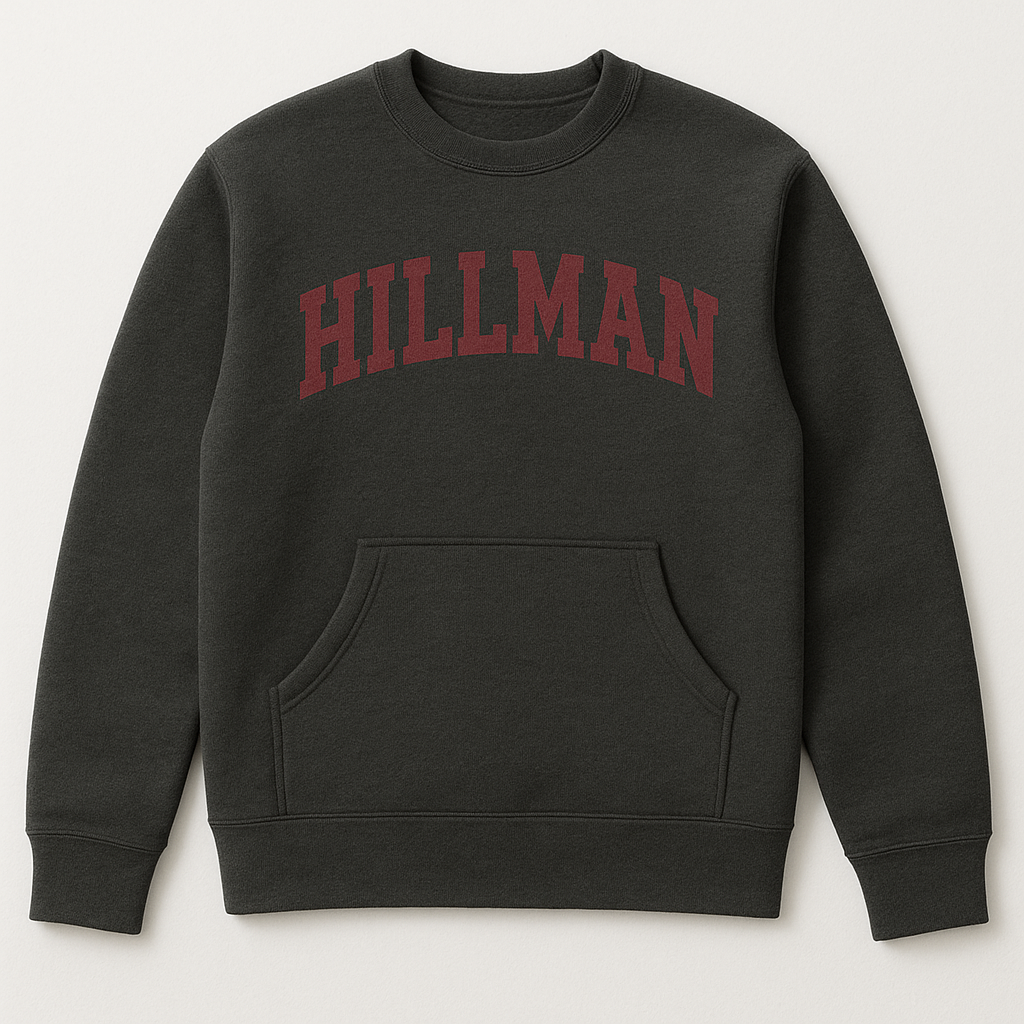 BLACK Hillman essentials sweatshirt