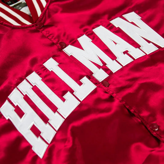 Satin Hillman Baseball Jacket