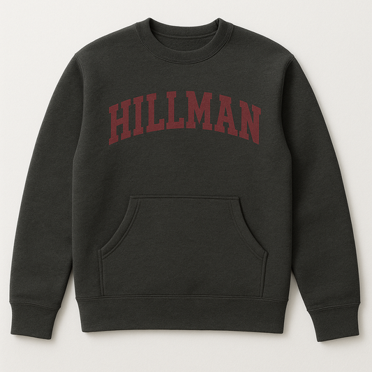 BLACK Hillman essentials sweatshirt